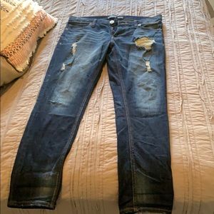 Distressed wash Express jean